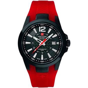 Combat Air PVD Coated stål quartz herre ur fra Swiss Alpine Military, 7058.1876SAM